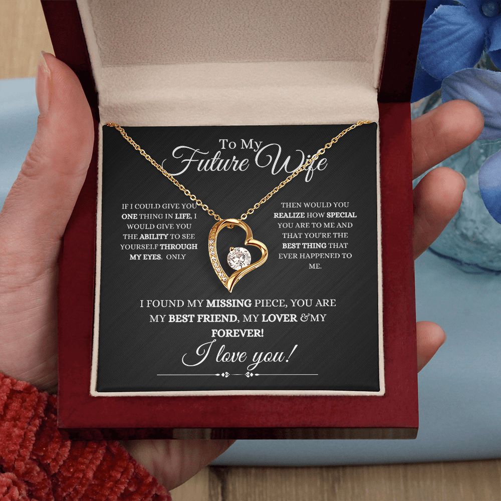 Future Wife| Missing Piece| Forever Love Necklace