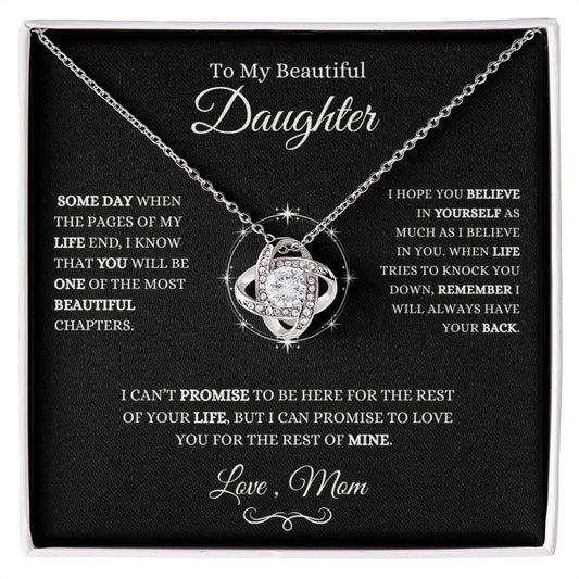 Daughter | Love Knot Necklace| From Mom