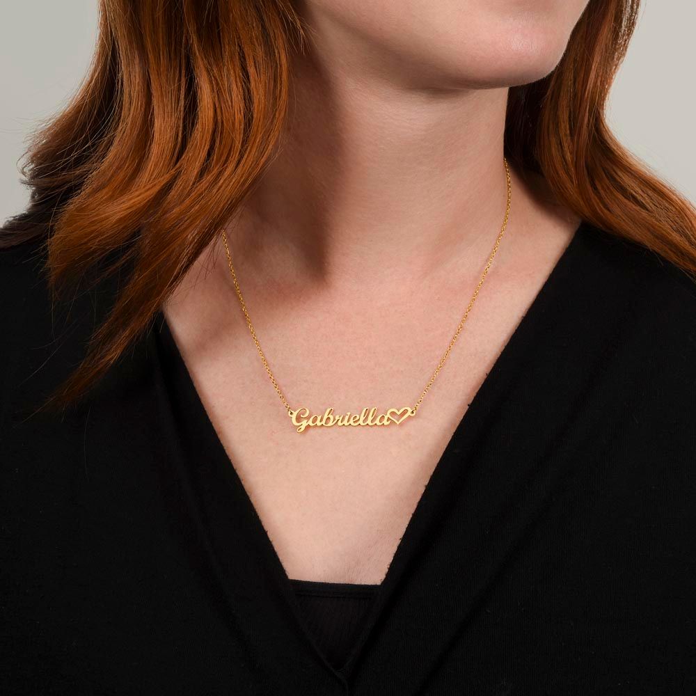 Personalized Name with Heart| Gift for Her, Birthday Gift, Just Because Gift!