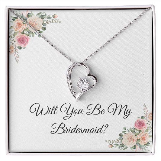 Will You Be My Bridesmaid Love Necklace