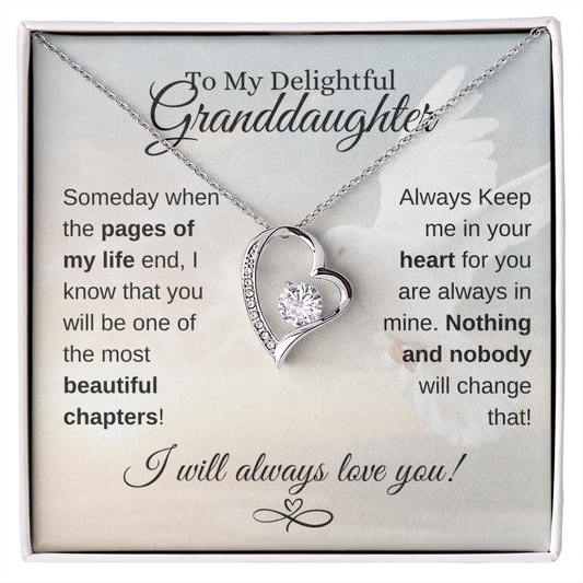 Delightful Granddaughter l Love Necklace