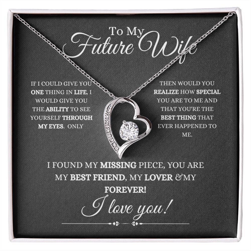Future Wife| Missing Piece| Forever Love Necklace