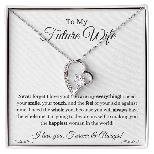 Future Wife Forever  Forever Love Necklace