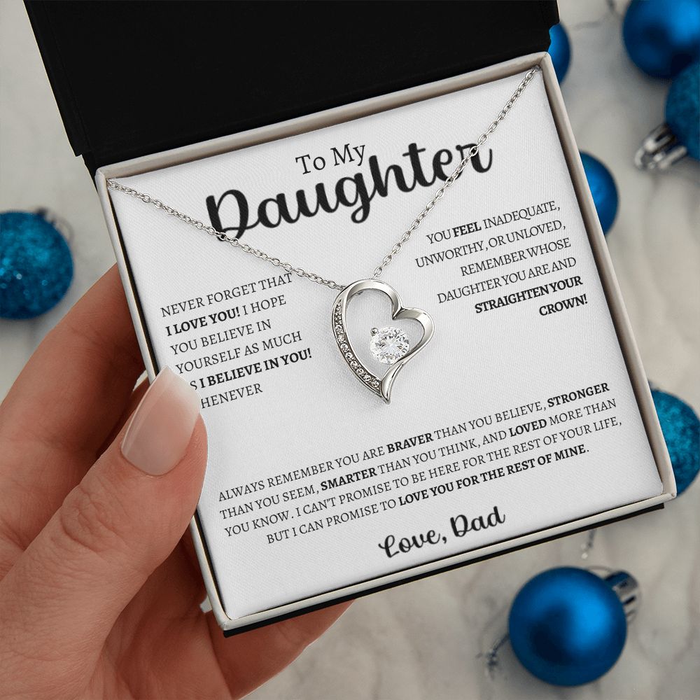 Keep Me In Your Heart | From Dad| Love Knot Necklace