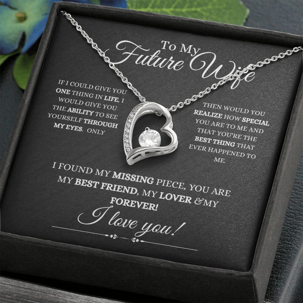 Future Wife| Missing Piece| Forever Love Necklace