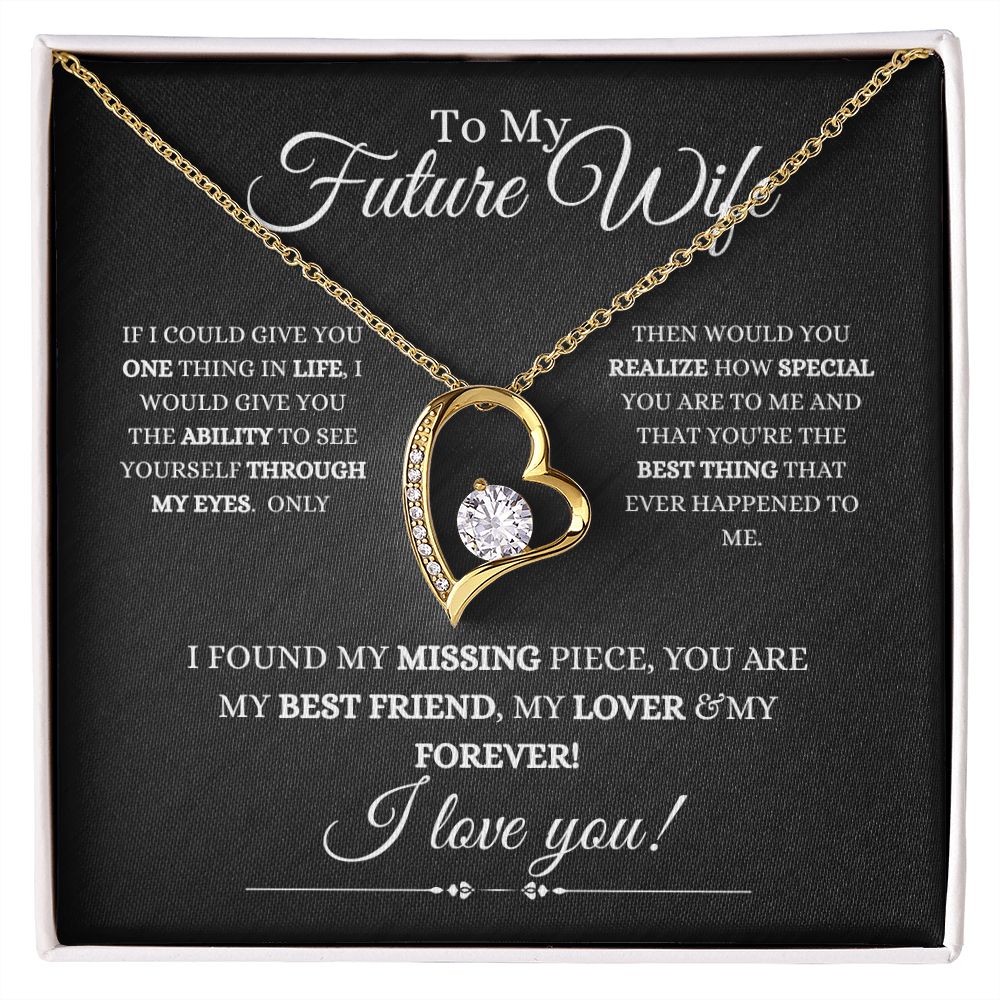Future Wife| Missing Piece| Forever Love Necklace
