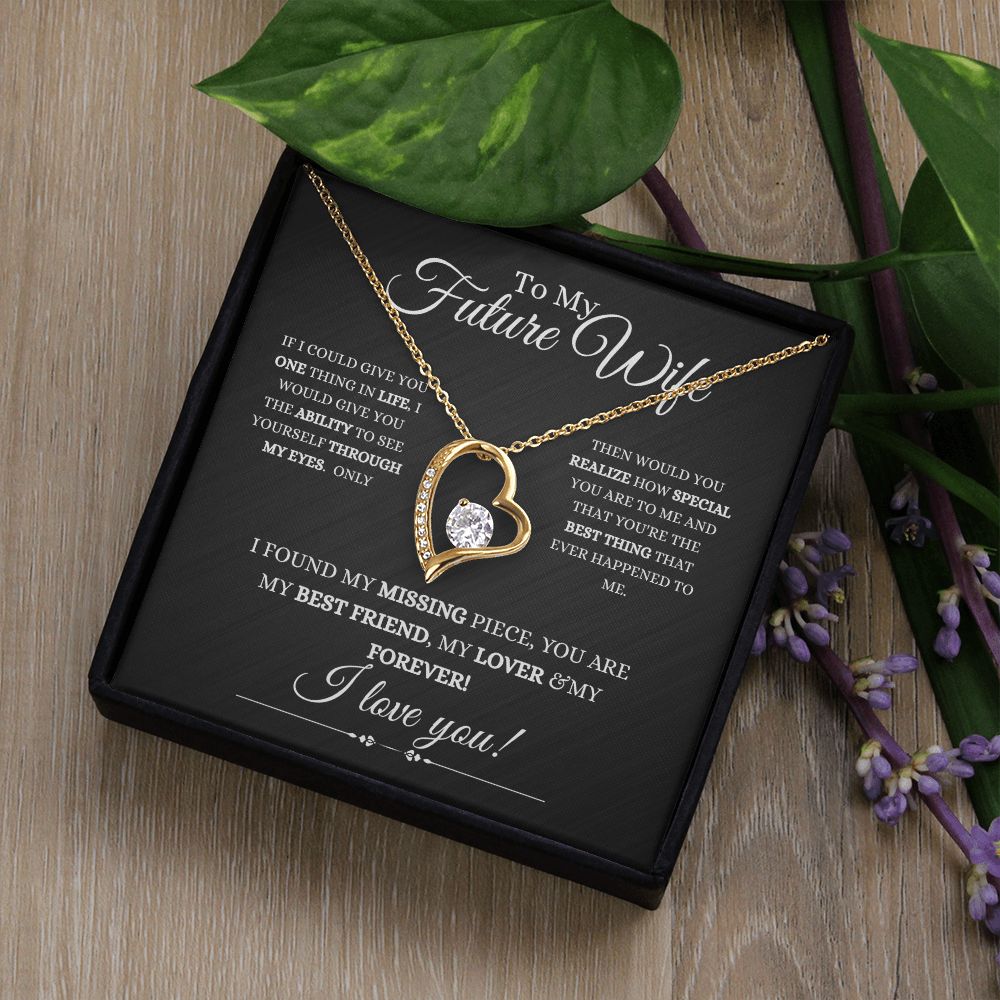 Future Wife| Missing Piece| Forever Love Necklace