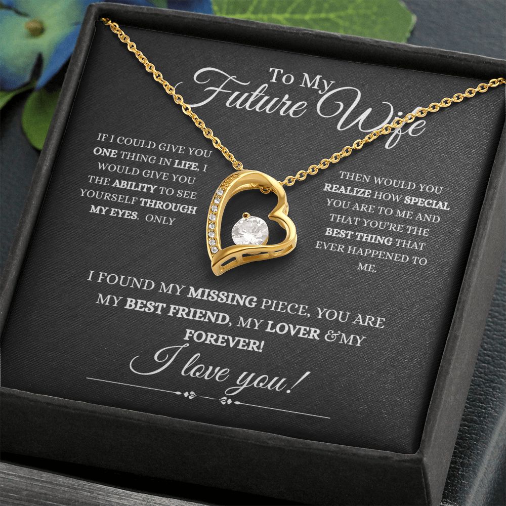 Future Wife| Missing Piece| Forever Love Necklace